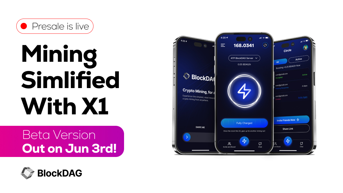 Blockdag Revolutionizes Crypto Mining With X Mobile Mining App B