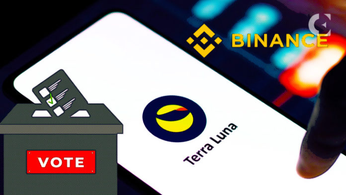 Binance CEO Urges LUNC Holders to Vote Tax Burn with Trading Fees