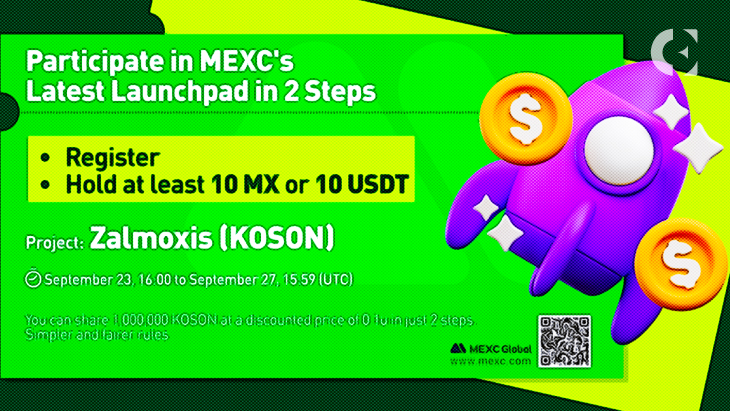 MEXC lanzó el juego de nivel 3a Zalmoxis Launchpad – Tenga 10 Mx o USDT para participar