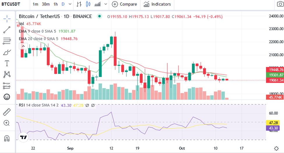 Bitcoin / Tether US 1D