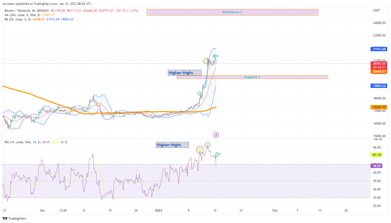 Are BTC’s Higher-High And RSI Lower-High Signs of Trend Reversal ...