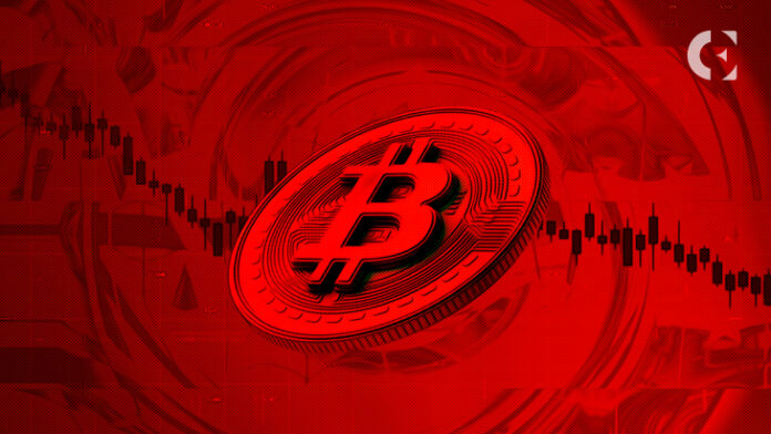 BTC's Price Experienced Biggest Hourly Drop in 4 Months