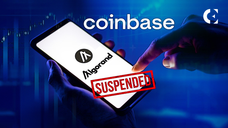 Coinbase Suspends Algorand Staking After Wells Notice From SEC