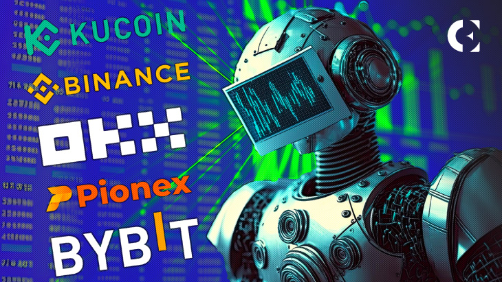 Comparing Crypto Trading Bots of KuCoin, Binance, OKX, Pionex, and Bybit