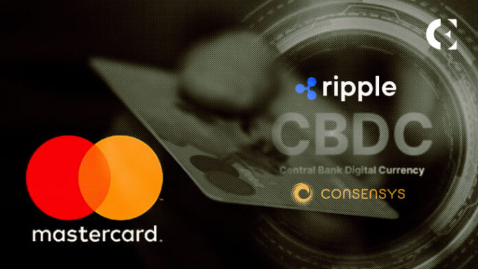 Mastercard Partners with Ripple, Consensys, to Drive CBDC Understanding