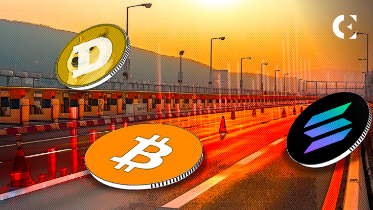 Prix de la crypto aujourd’hui: BTC, SOL, DOGE font des ravages sur le marché