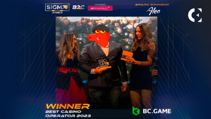 BC.GAME Honored with the “Best Casino Operator 2023” Award from SiGMA