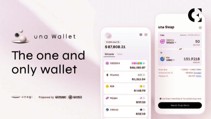 WEMIX Launches ‘Una Wallet’ To Enable Safest And Most Convenient Digital Asset Management Across Blockchains