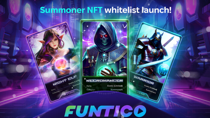 Funtico Launches Exclusive Whitelist for Summoners NFT Sale
