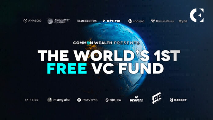 Common Wealth Announces the Launch of the World’s First Free VC Fund
