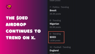 DED Trends on Twitter After Memecoin Snapshot Announcement