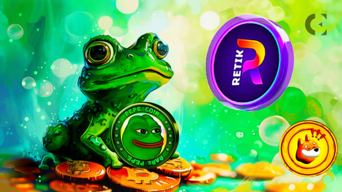 Why Pepe Coin (PEPE), Retik Finance (RETIK) And Bonk (BONK) Are The Top Picks For 2024 Gains