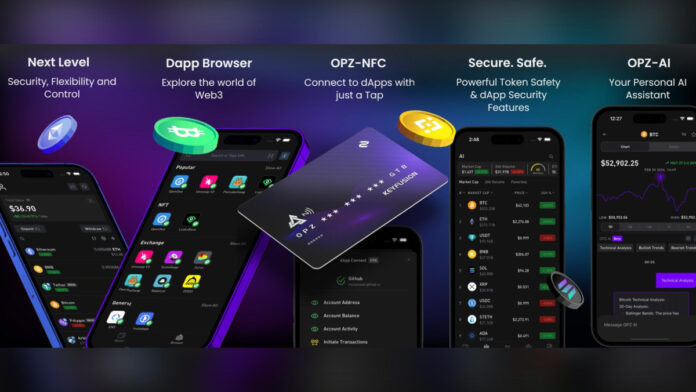 OPZ Launches AI-Powered Wallet on iOS/Android and Raises $200K+ Within Hours