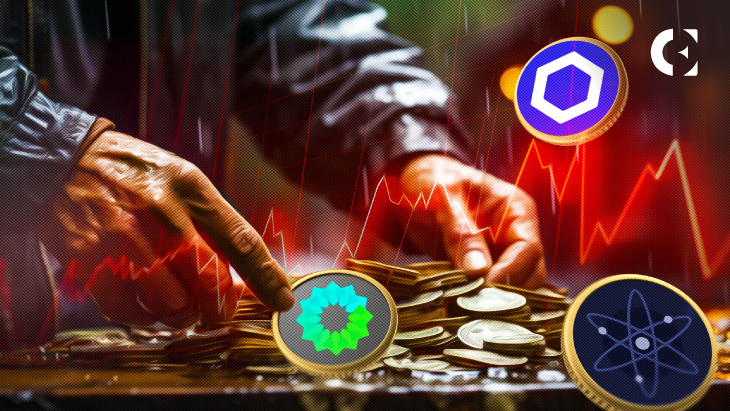 Crypto Market Alert: Power Ledger, Cosmos, and Chainlink Prices Dip –What’s Next?