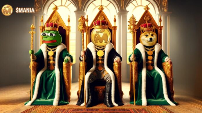 Os Crypto Kings de maio: PEPE, DOGE e MANIA agitam o mercado!