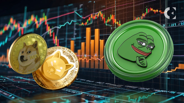 Shiba Inu, Dogecoin Volumes Fail to Catch Up with PEPE’s Popularity