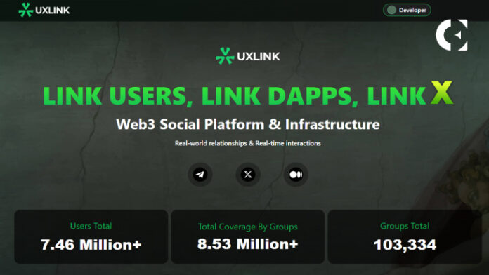 UXLINK Tops RootData’s Latest X Hot Items List and DappRadar Social Apps List