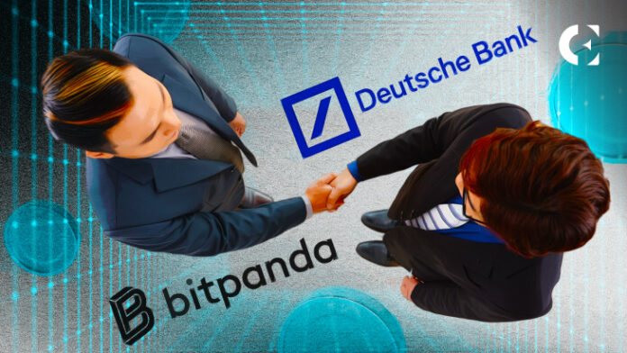 Deutsche Bank Enters Crypto Waters, Partners with Bitpanda for German Expansion