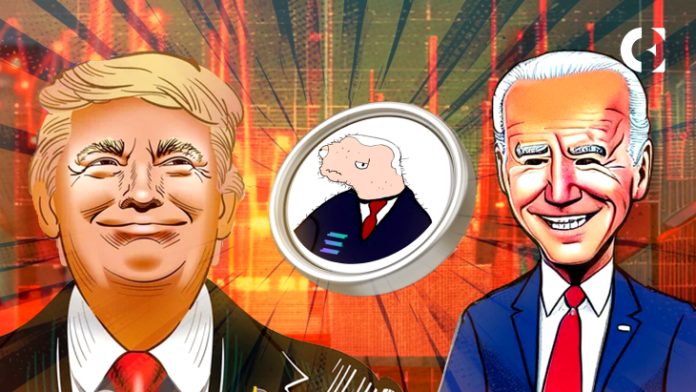 Impacto en el debate presidencial: BODEN y los tokens con temática de Trump se desploman