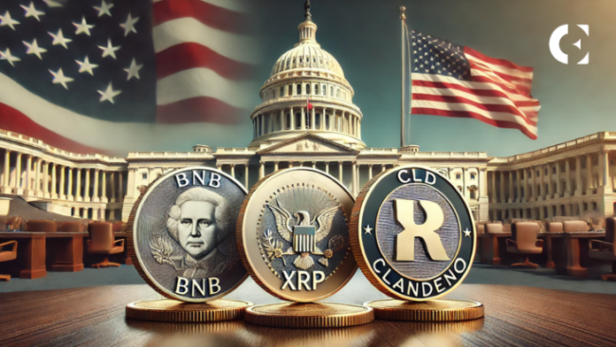 Ripple (XRP) and Binance Coin (BNB) Decline as Governments Dispose of Seized Tokens, but Experts Tip Clandeno (CLD) for 100X Rally; ICO Ongoing