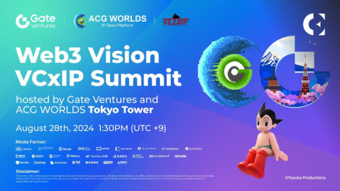 Gate Ventures and ACG WORLDS Present the Web3 Vision VCxIP Summit at Tokyo Tower