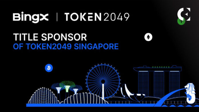 BingX to Attend TOKEN2049 Singapore as Title Sponsor