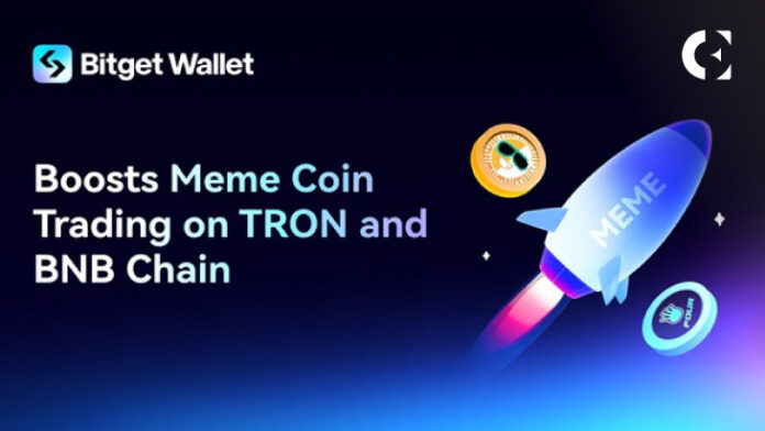 Bitget Wallet Boosts Meme Coin Trading on TRON and BNB Chain as Meme Launch Platforms Surge