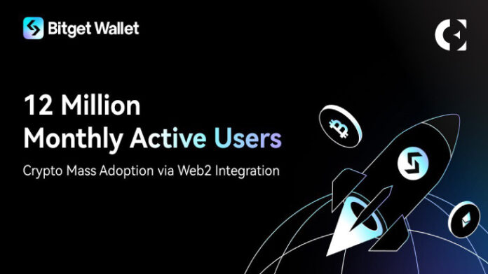 Bitget Wallet Hits 12 Million Monthly Active Users, Driving Crypto Mass Adoption Through Web2 Integration