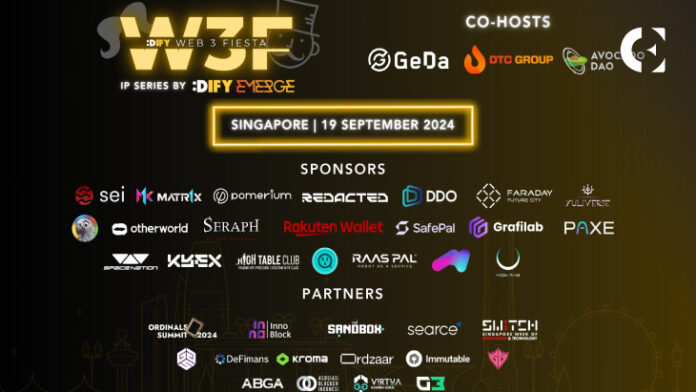 EMERGE Group Partners with GEDA to Launch its2nd Web3 Fiesta in Singapore Following KBW Success