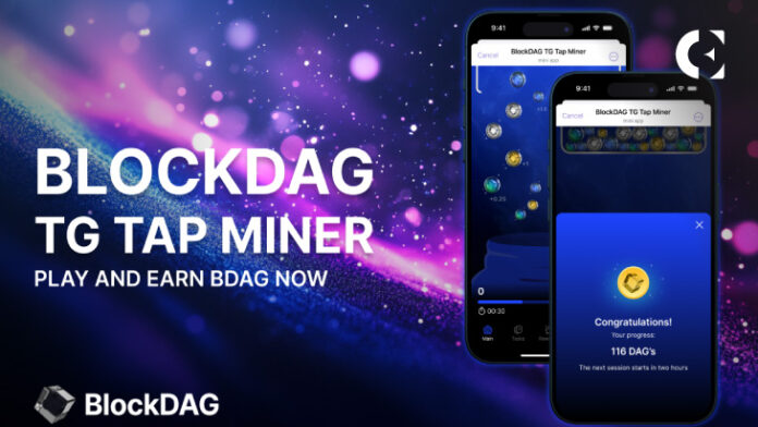 Discover 3 Exciting Paths to Free GameFi Crypto: Tap Into BlockDAG’s TG Tap Miner, DOGS Airdrop & TapSwap Rewards!