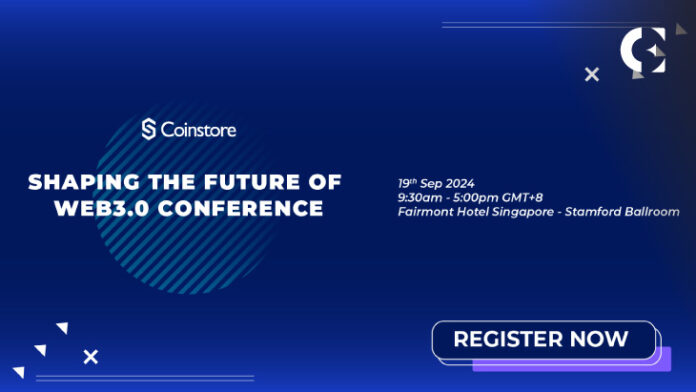 Coinstore to Make a Splash at Singapore Token2049 with Exclusive “Shaping the Future of Web3.0” Side Event