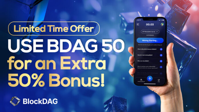 Only 10 Days Left to Claim BlockDAG’s Huge 50% Bonus Offer! Ethereum Sees Millions in Liquidations & Toncoin Prepares To Rally