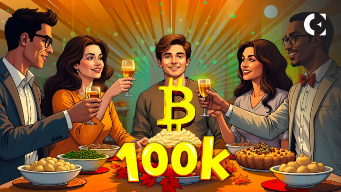 Bitcoin to $100K Thanksgiving Approaches with Major Economic Events