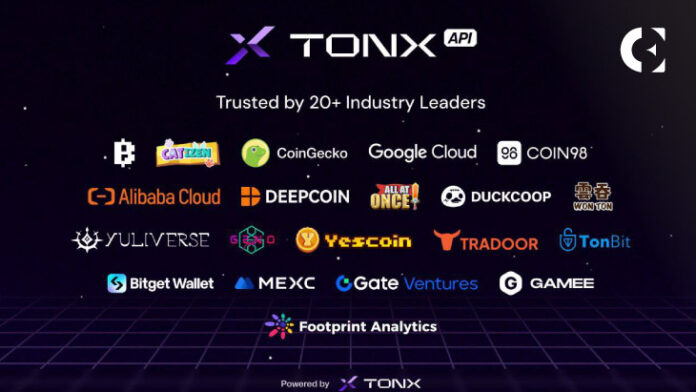 TONX API s’associe à 20 leaders de l’industrie, dont Blum, Catizen, CoinGecko et Google Cloud