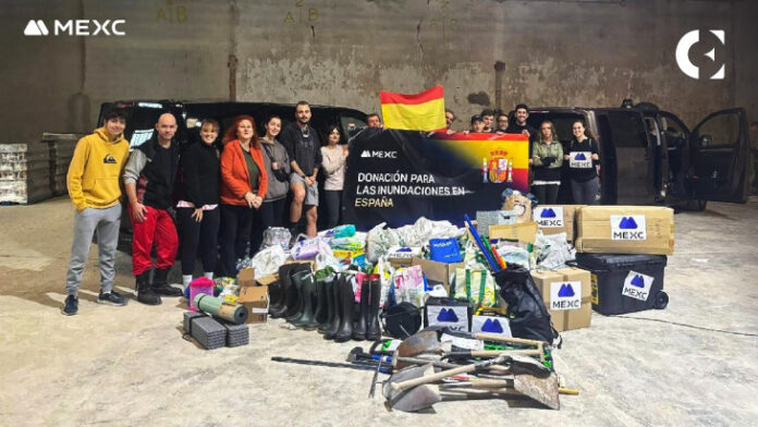 Floods in Spain: Crypto Exchange MEXC Donates €100,000 to Support Local Relief and Resilience