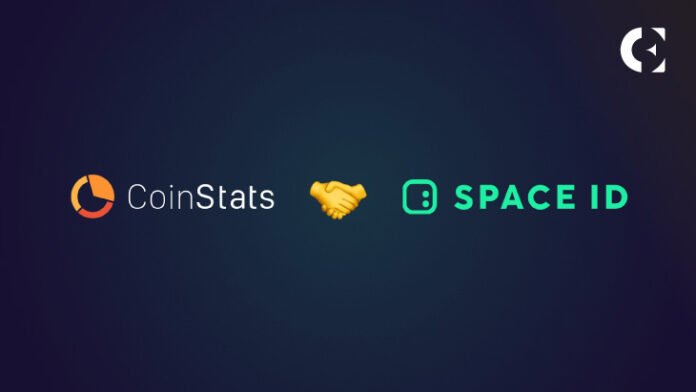 CoinStats Partners With SPACE ID As Web3 Domain Name Usage Skyrockets