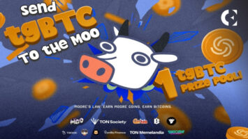 Le nouveau TON Superstar &lsquo;To the MOO&rsquo; s&rsquo;associe avec TON Society, Blum, Catizen, GOATS, et d&rsquo;autres pour lancer une campagne avec une cagnotte de 1 BTC