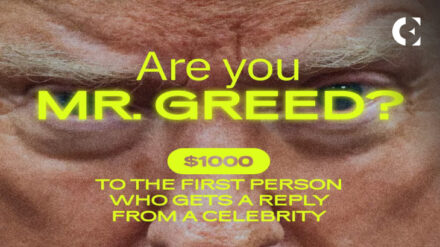 Greed Ignites X with $1,000 Celebrity “Are You Mr. Greed?” Challenge