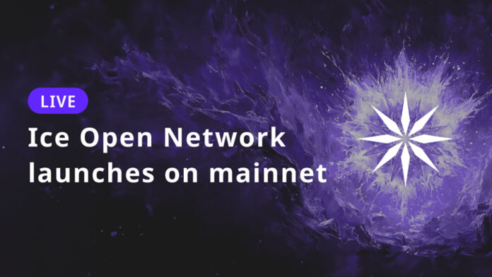 Ice Open Network Launches Mainnet with 200 Validators