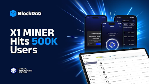 The Hype is Real—BlockDAG’s X1 App Drives Rapid Ecosystem Growth With 500K Users! ICP Price Consolidates & XMR’s Momentum Rises