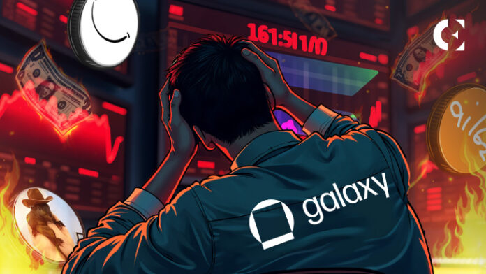 Galaxy Digital Dumps Millions into Solana Meme Coins - Loses Big