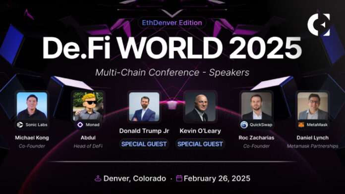 Donald Trump Jr to Speak at DeFi World 2025, Highlighting US Blockchain Leadership