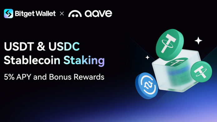 Bitget Wallet Integrates Aave to Expand Onchain Stablecoin Staking