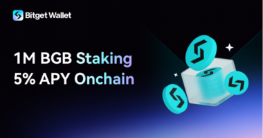 Bitget Wallet Launches 1 Million BGB Onchain Staking Pool with 5% APY