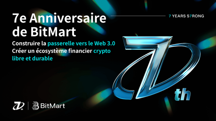 7e Anniversaire de BitMart : Construire la passerelle vers le Web3.0 et Pionnier d’un Écosystème Financier Crypto Libre et Durable