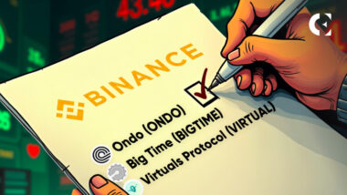 Trading Live for ONDO, BIGTIME, VIRTUAL on Binance Spot