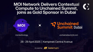 MOI Network Delivers Contextual Compute to Unchained Summit, joins as Gold Sponsor in Dubai