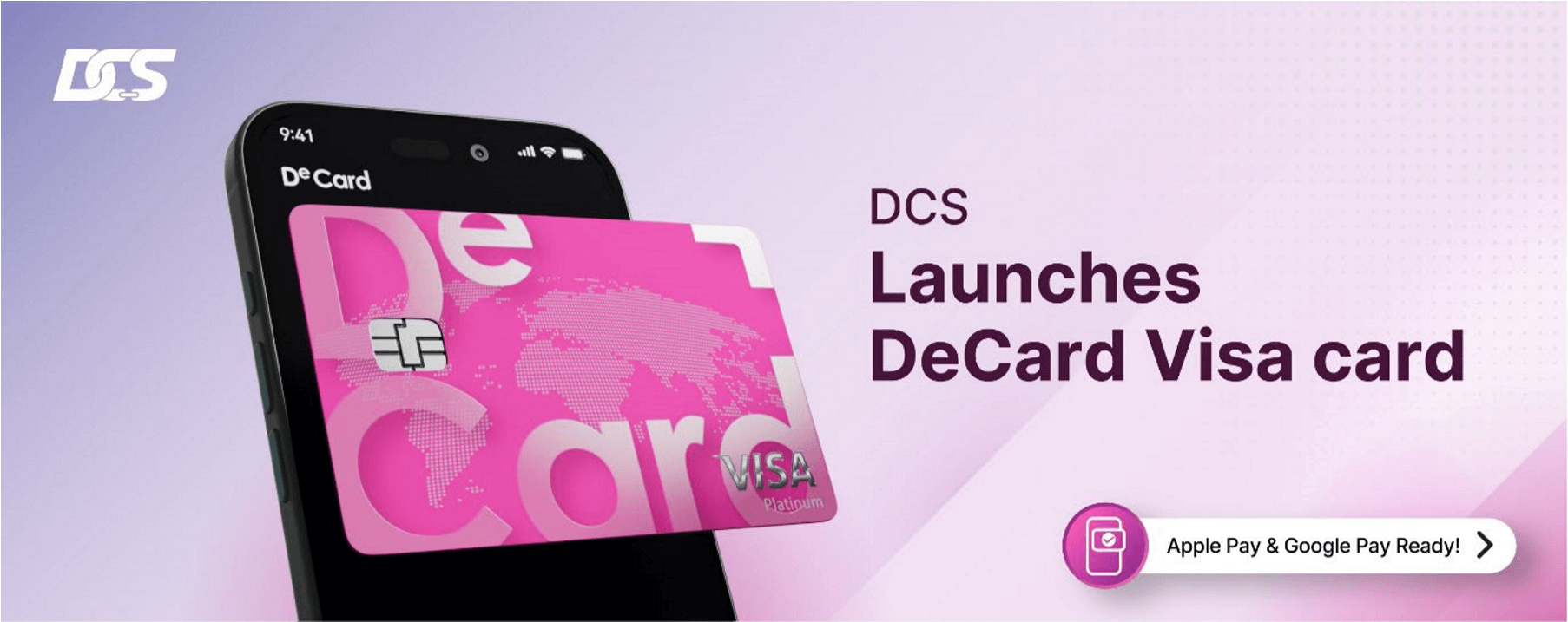 Enabling Mindful Spending:DeCard by DCS and Visa Offers Secure, Frictionless,Real-World Utility — Micro Credit Card Fueled byFiat or Digital Assets