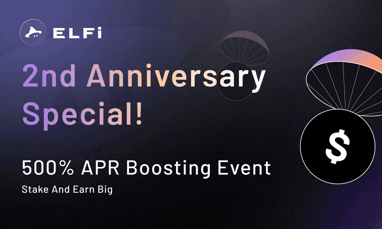ELFi Protocol Marks 2-Year Milestone with $1.6B in Volume and Launches 500% APR Liquidity Event