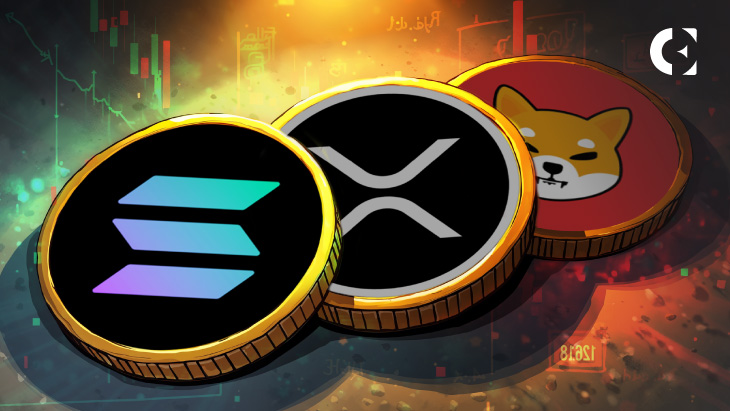 Altcoins on Divergent Paths: XRP Nears Breakout Level, Solana Holds Key Support, Shiba Inu Flashes Bearish Warnings